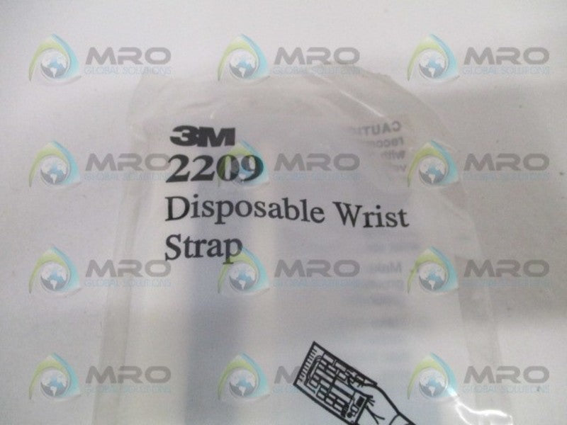 3M ELECTRONICS 2209 DISPOSABLE WRIST STRAP  NSMP