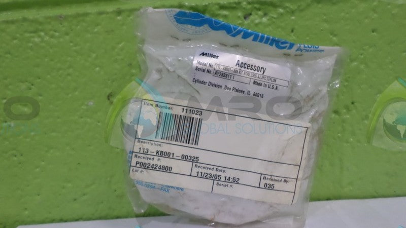 MILLER 113-KB001-325 KIT  NSNP IN BAG