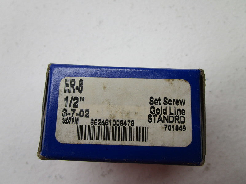 SEALMASTER ER-8 INSERT BEARING * FACTORY SEALED *