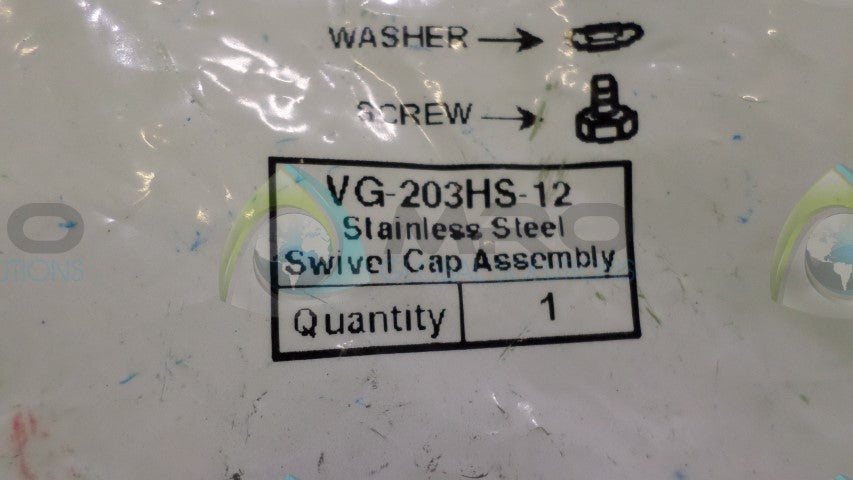 SOLUS VG-203HS-12 STAINLESS STEEL SWIVEL CAP *NEW IN BAG*