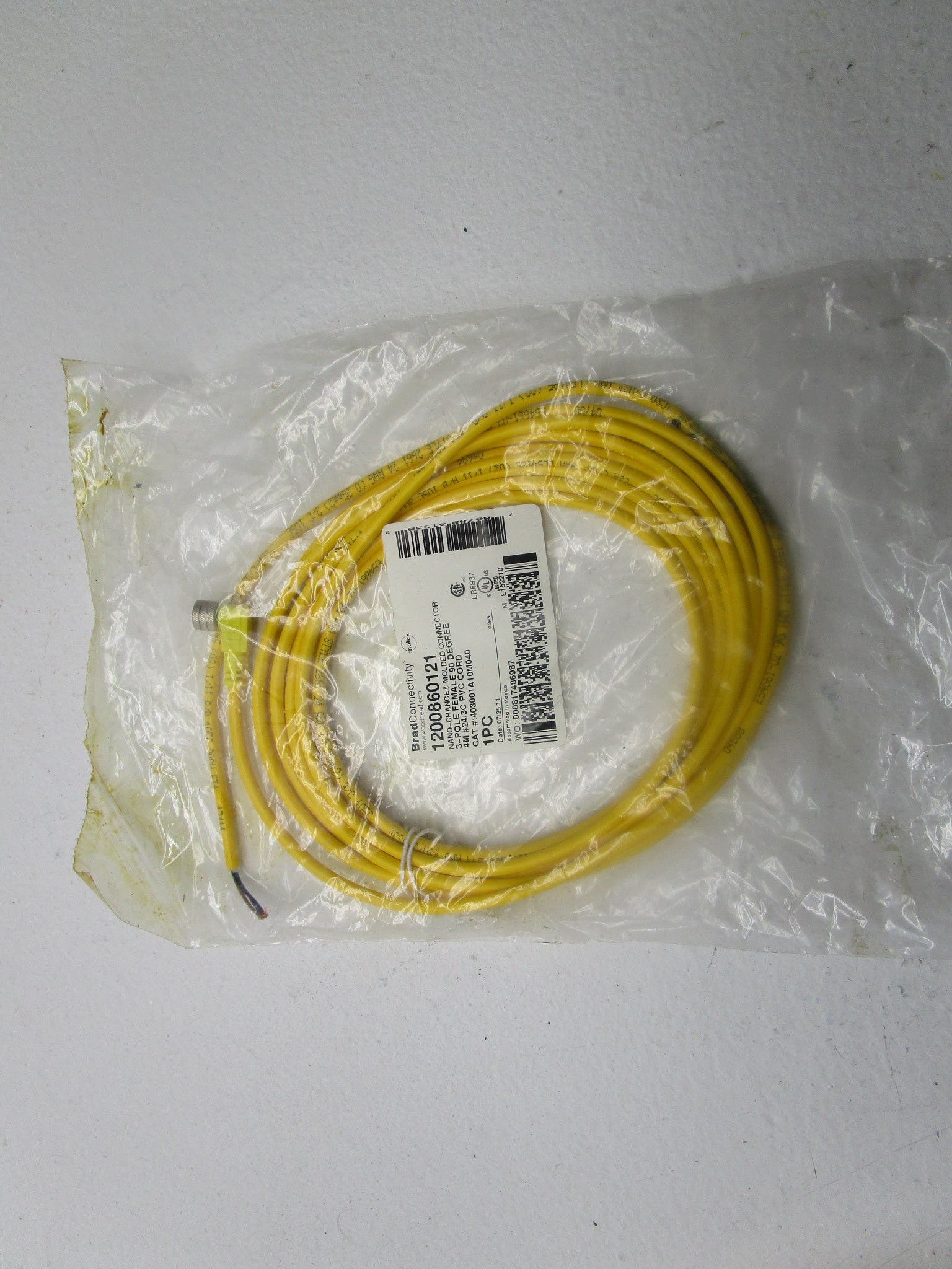 DANIEL WOODHEAD 403001A10M040 CABLE CONNECTOR * NEW IN FACTORY BAG *