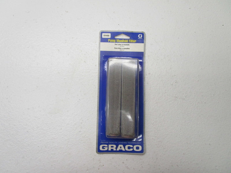 GRACO 224459 PUMP MANIFOLD FILTER (PKG OF 2) * NEW IN ORIGINAL PACKAGE *