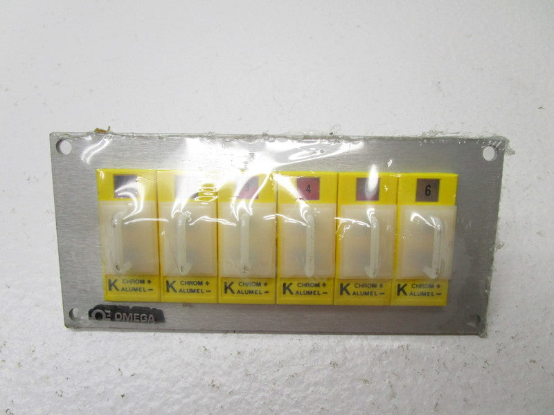 OMEGA SJP1-06-K JACK PANEL * NEW IN ORIGINAL PACKAGE *