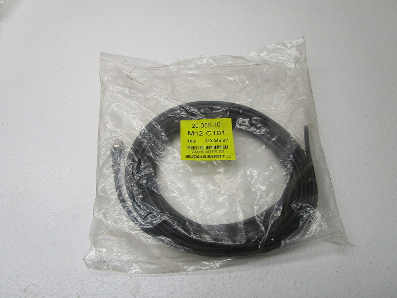 JOKAB SAFETY 20-056-10 M12-C101 CABLE CONNECTOR * NEW IN FACTORY BAG *