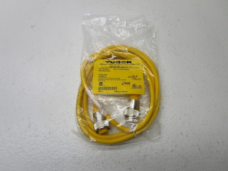 TURCK RSMRKM50-2M CABLE CONNECTOR * NEW IN FACTORY BAG *