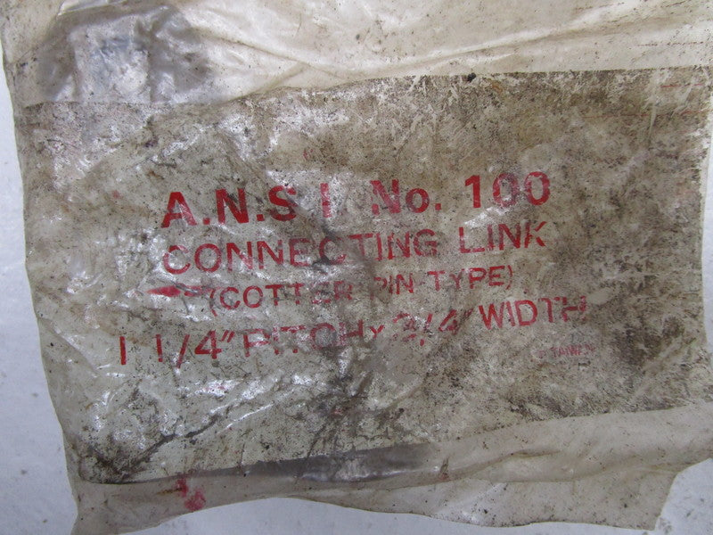 INDUSTRIAL MRO ANSI100 CONNECTING LINK * NEW IN FACTORY BAG *