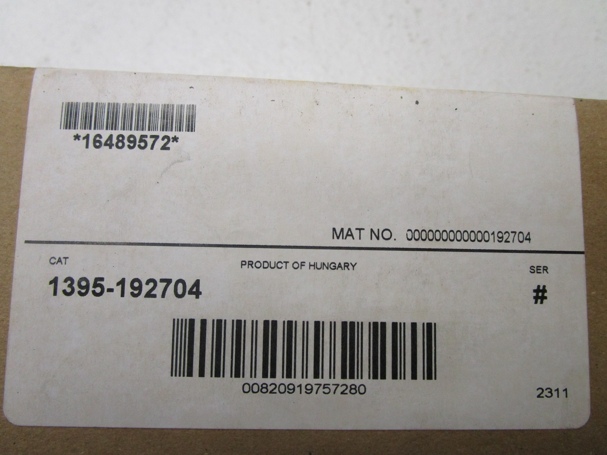 ALLEN BRADLEY 1395-192704 KIT * FACTORY SEALED *