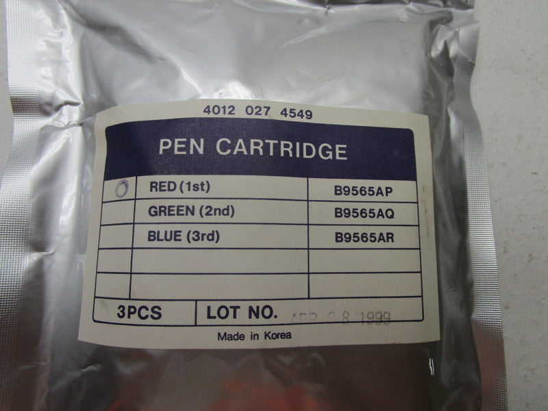 YOKOGAWA B9565AP RED PEN CARTRIDGE * FACTORY SEALED *