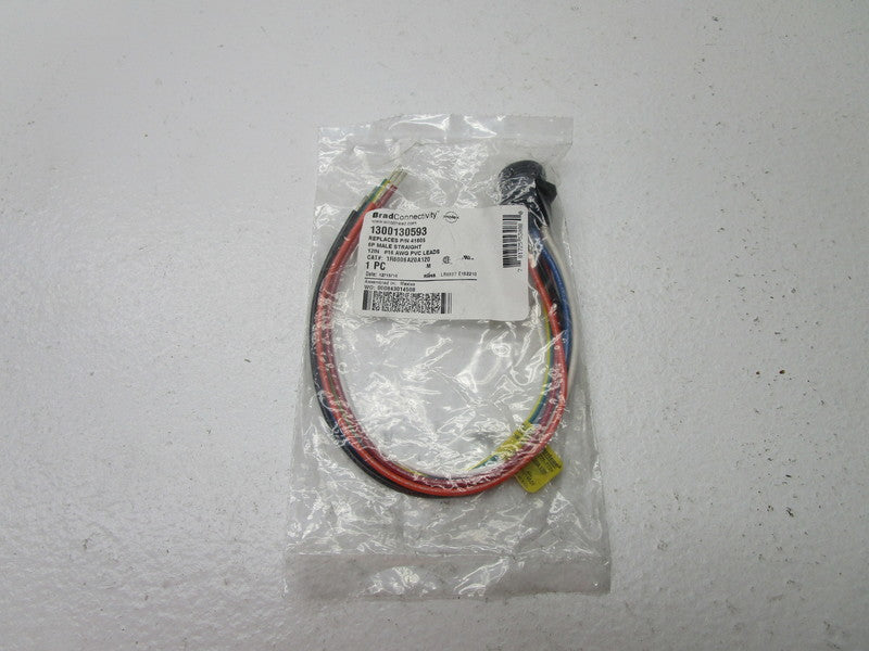 DANIEL WOODHEAD 1300130593 41605 CABLE CONNECTOR * NEW IN FACTORY BAG *
