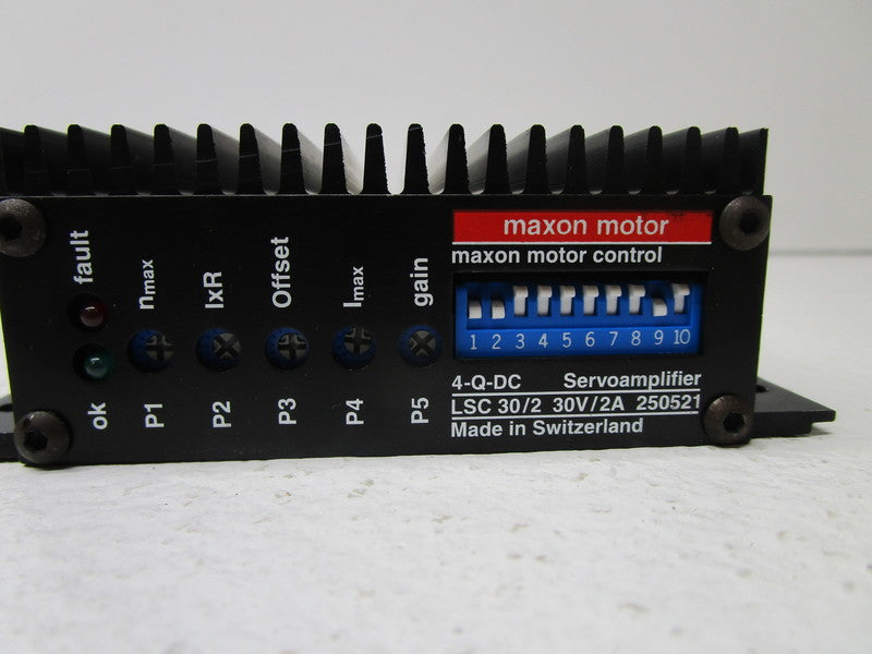 MAXON 4-Q-DC SERVO AMPLIFIER MOTOR CONTROL * USED *