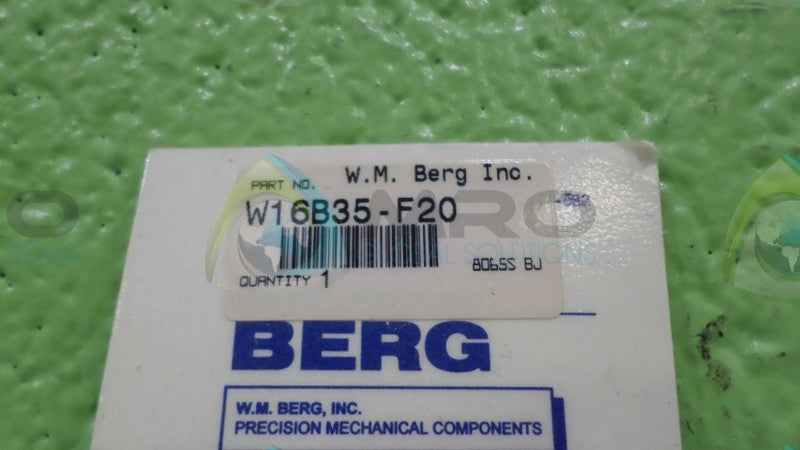 BERG INC. W16B35-F20 *NEW IN BAG*