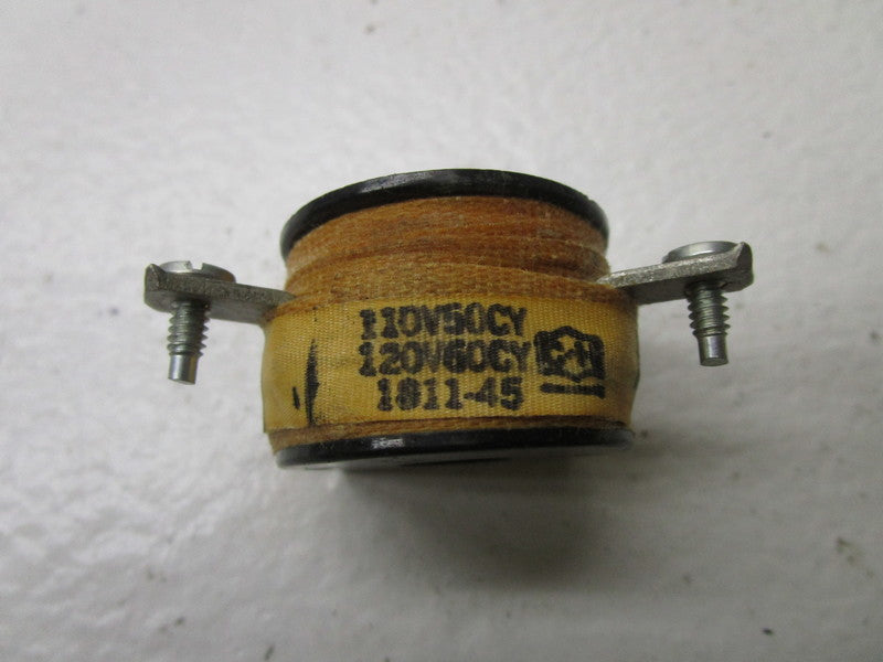 CUTLER HAMMER 1811-45 RELAY COIL 110/120V  UNMP