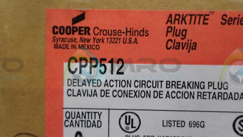CROUSE-HINDS CPP512 *NEW IN BOX*