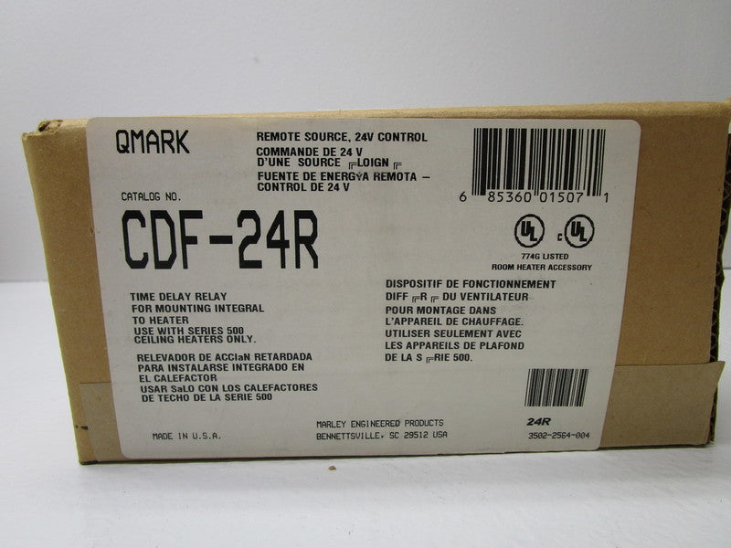 QMARK CDF-24R TIME DELAY RELAY * FACTORY SEALED *