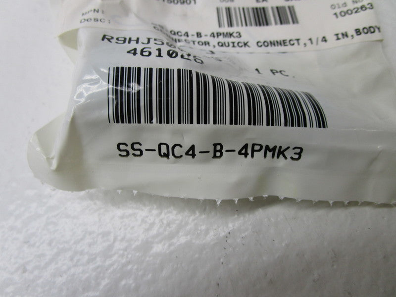 SWAGELOK SS-QC4-B-4PMK3 QUICK CONNECTOR * NEW IN FACTORY BAG *