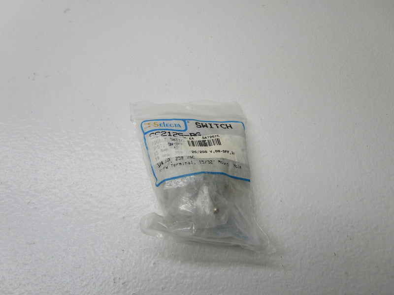 SELECTA SS212S-BG TOGGLE SWITCH * NEW IN FACTORY BAG *