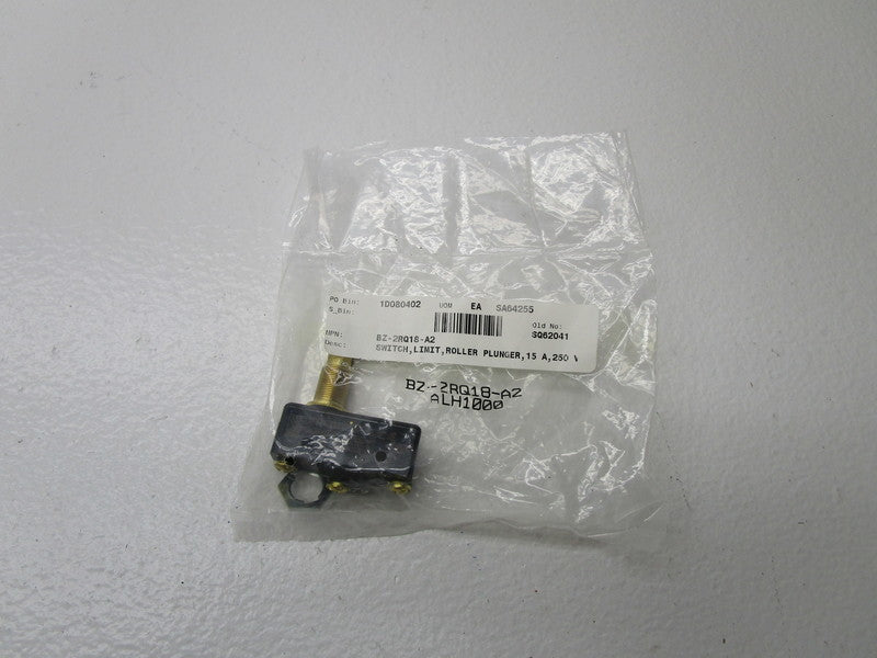 MICROSWITCH BZ-2RQ18-A2 LIMIT SWITCH * NEW IN FACTORY BAG *