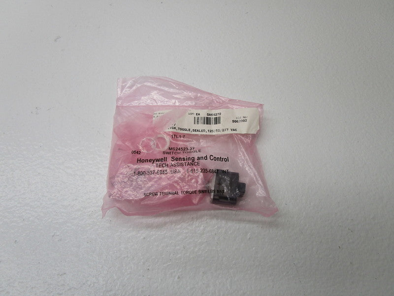 HONEYWELL MS24523-27 1TL1-7 TOGGLE SWITCH * NEW IN FACTORY BAG *