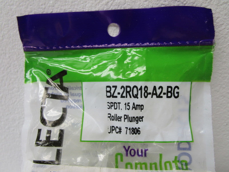 SELECTA BZ-2RQ18-A2-BG LIMIT SWITCH * NEW IN FACTORY BAG *