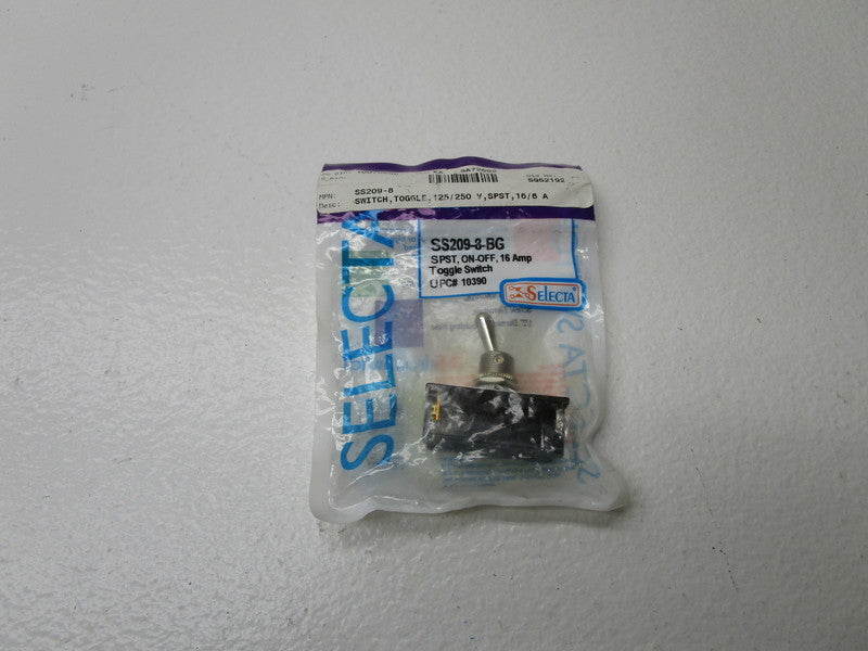 SELECTA SS209-8-BG TOGGLE SWITCH * NEW IN FACTORY BAG *