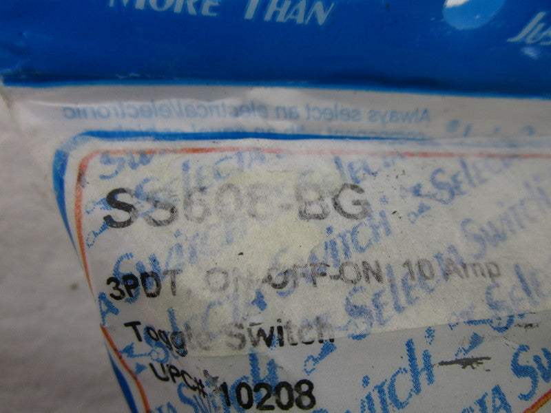 SELECTA SS608-BG TOGGLE SWITCH * NEW IN FACTORY BAG *