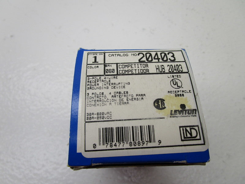 LEVITON 20403 RECEPTACLE  NSMP