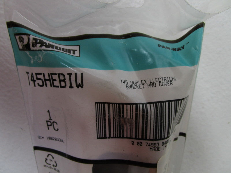 PANDUIT T45HEBIW BRACKET AND COVER * NEW IN FACTORY BAG *