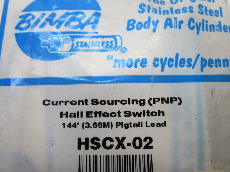 BIMBA HSCX-02 HALL EFFECT SWITCH * NEW IN FACTORY BAG *