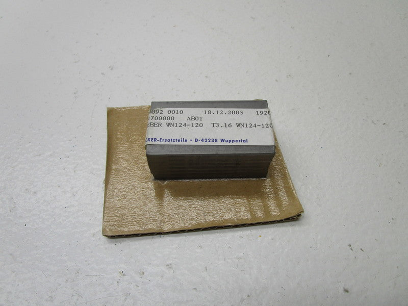 BECKER WN124-120 CARBON VANE BLADES (PKG OF 7) * NEW IN ORIGINAL PACKAGE *