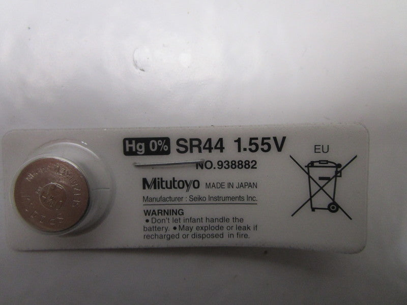 MITUTOYO SR44 BATTERY 1.55V * NEW IN ORIGINAL PACKAGE *
