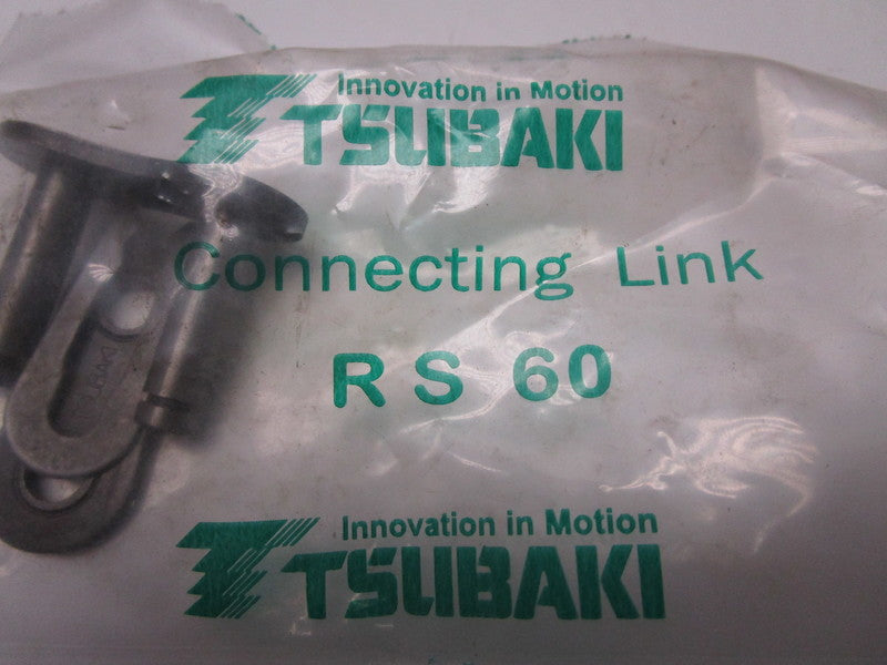TSUBAKI RS60 CONNECTING LINK * NEW IN FACTORY BAG *