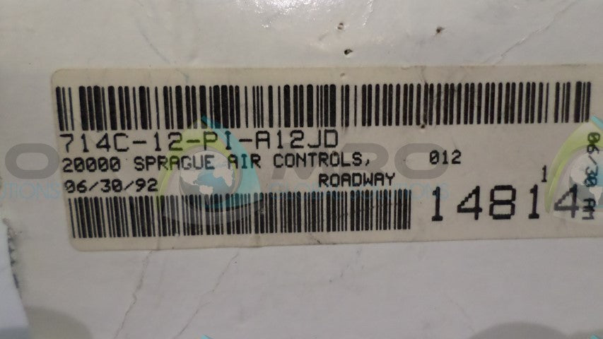 MAC 714C-12-PI-A12JD VALVE *NEW IN BOX*