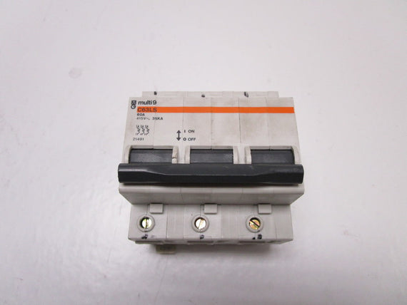 MERLIN GERIN 21491 C63LS CIRCUIT BREAKER 60A * USED *