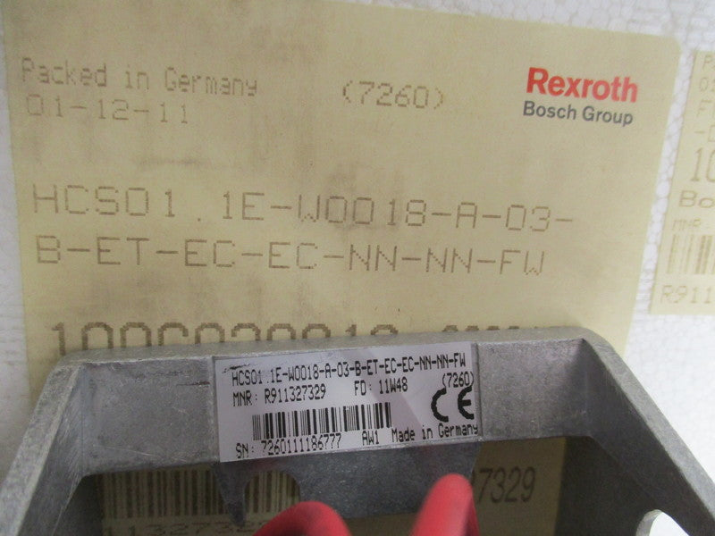 BOSCH HCS01.1E-W0018-A-03-B-ET-EC-EC-NN-NN-FW DRIVE * NEW IN ORIGNAL PACKAGE *