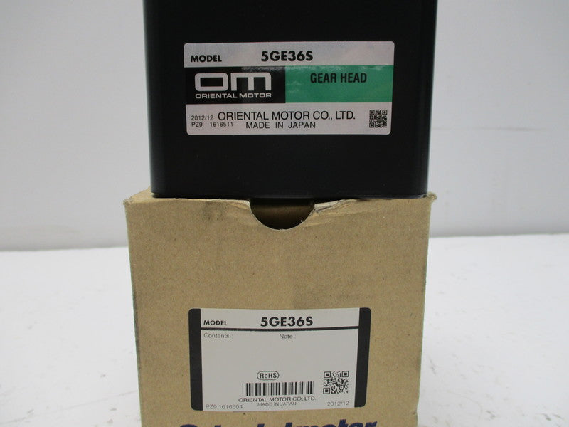 ORIENTAL MOTOR 5GE36S NSMP