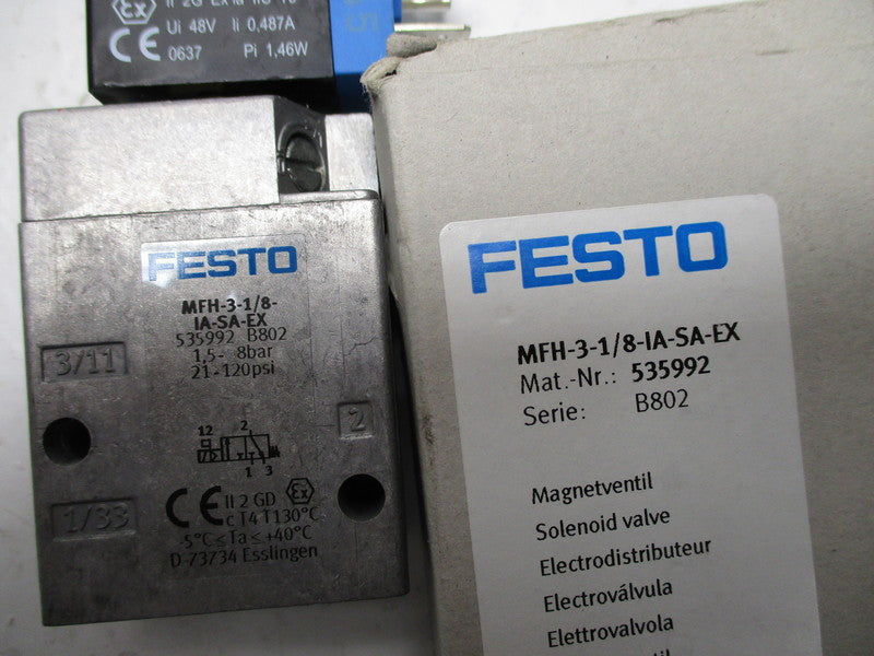 FESTO MFH-3-1/8-IA-SA-EX 535992 NSMP