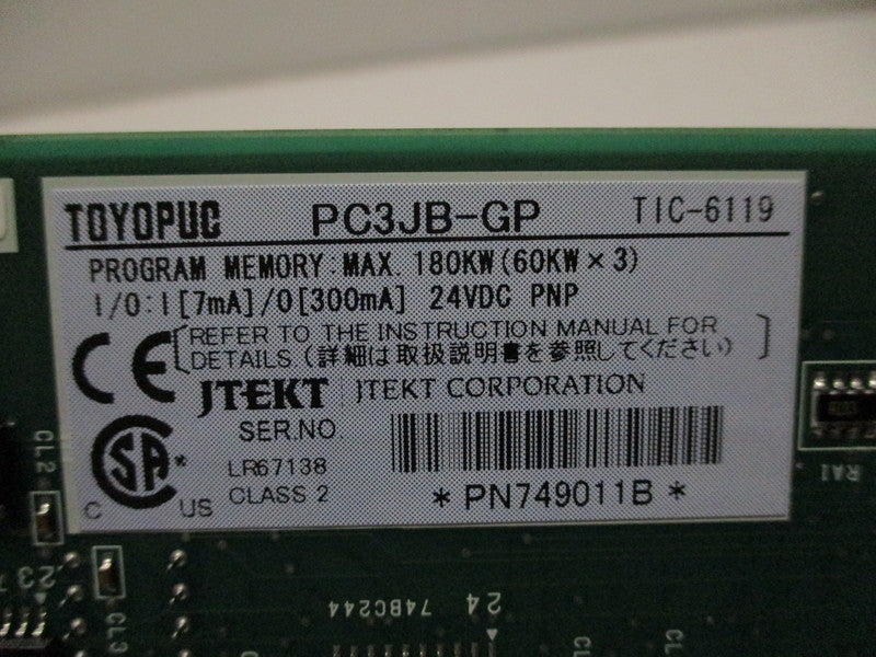 JTEKT PC3JB-GP TIC-6119 NSNP