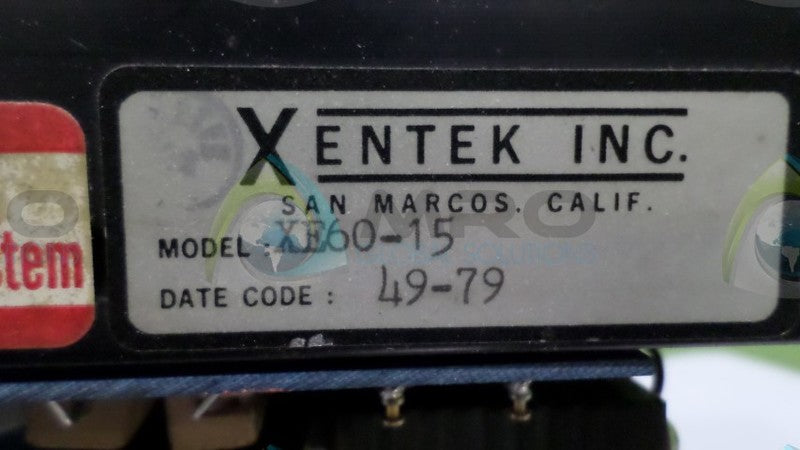 XENTEK INC. XE60-15 POWER SUPPLY *NEW NO BOX*