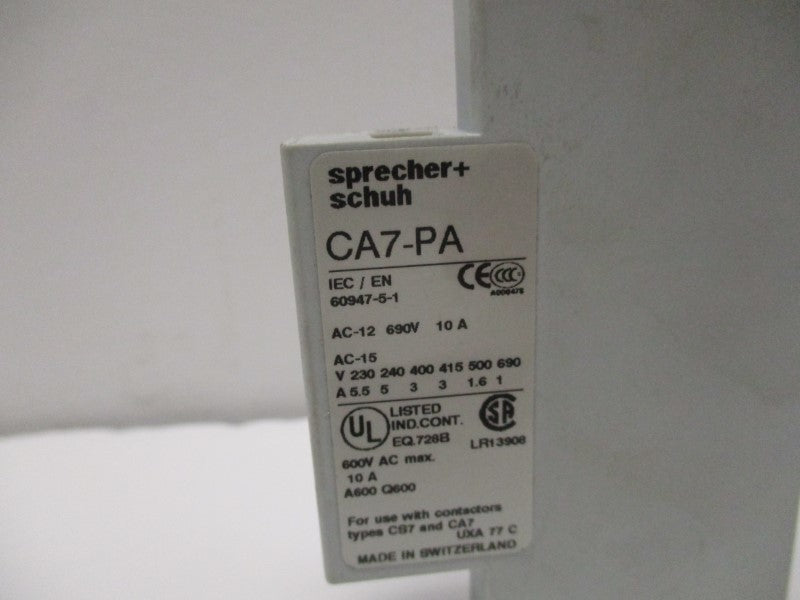 SPRECHER+SCHUH CA7-PA UNMP
