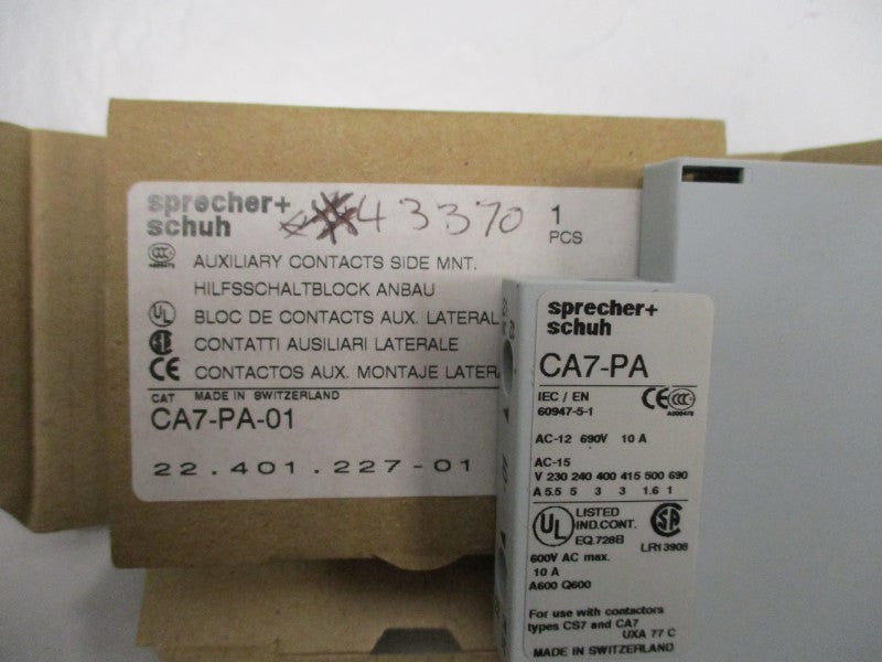 SPRECHER+SCHUH CA7-PA-01 NSMP