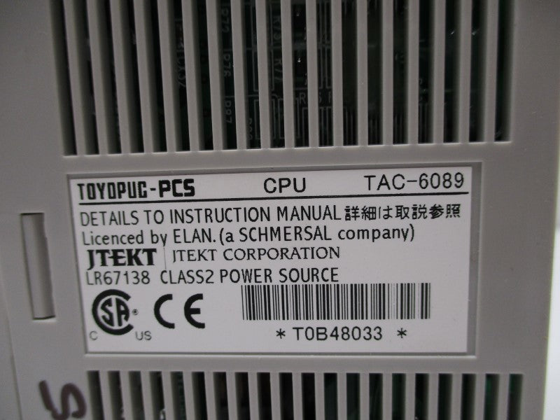 JTEKT TAC-6089 CPU NSNP