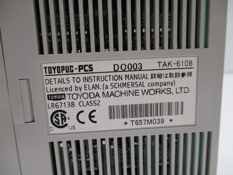 TOYODA TAK-6108 DO003 UNMP