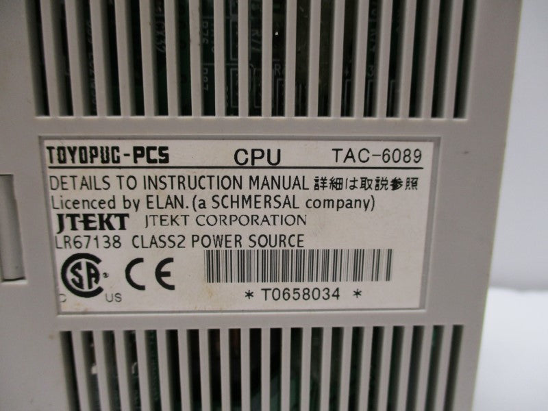JTEKT TAC-6089 CPU UNMP