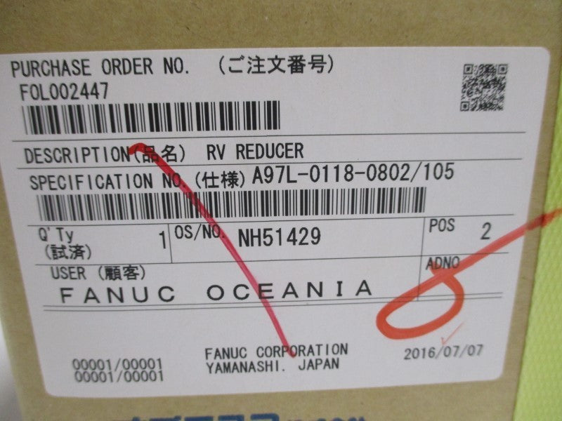 FANUC A97L-0118-0802/105 NSFS