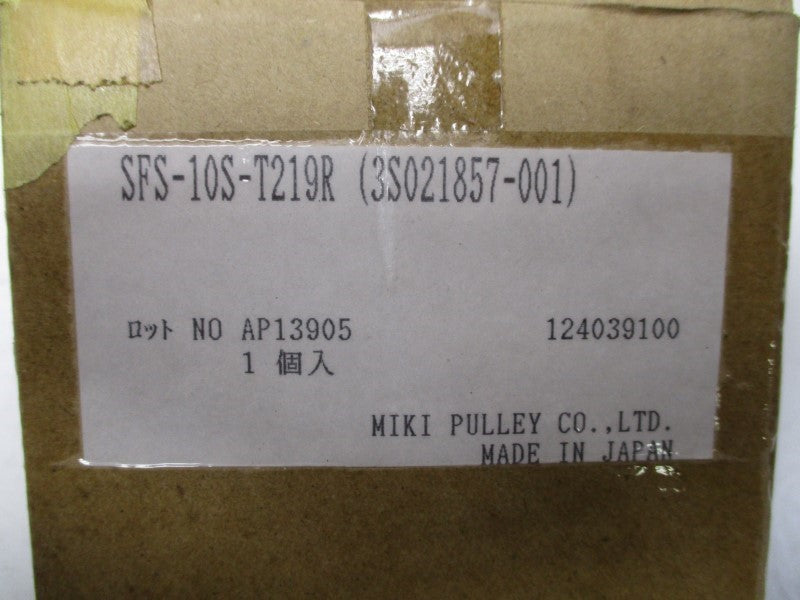 MIKI PULLEY SFS-10S-T219R NSMP