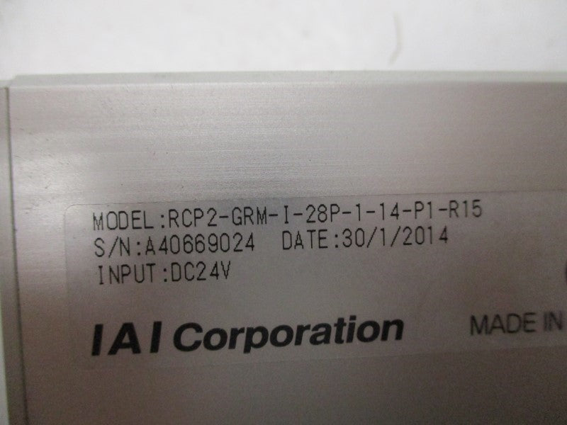 IAI RCP2-GRM-I-28P-1-14-P1-R15 UNMP