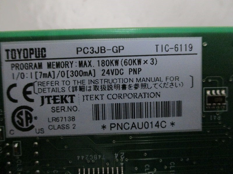 TOYOPUC TIC-6119 PC3JB-GP NSNP