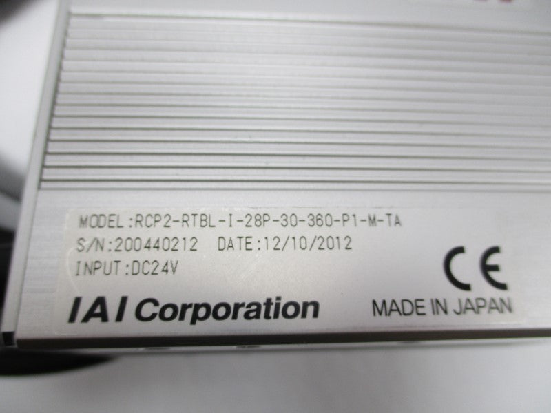 IAI RCP2-RTBL-I-28P-30-360-P1-M-TA NSNP