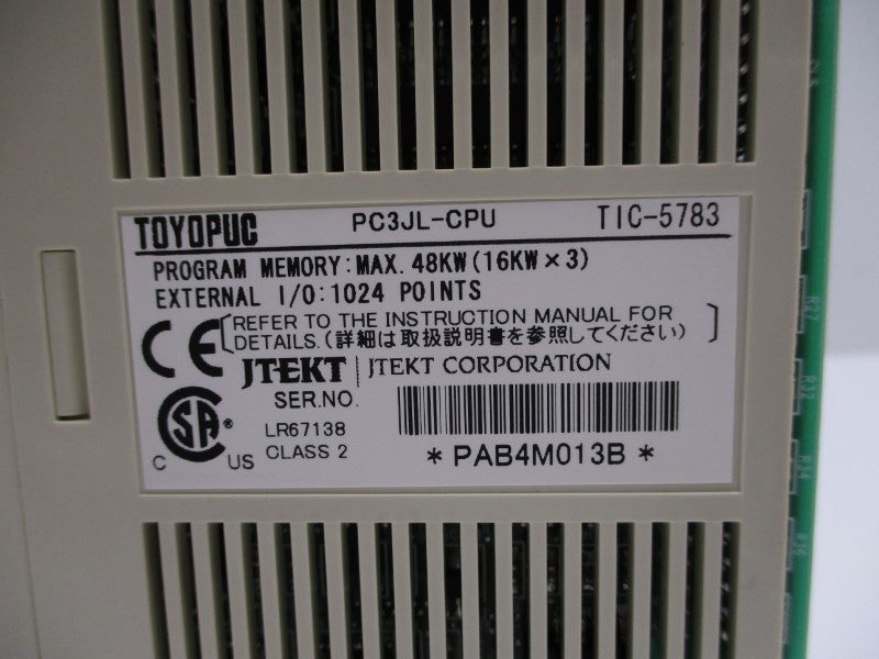 JTEKT PC3JL-CPU TIC-5783 NSNP