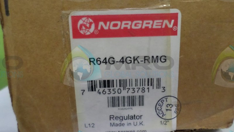 NORGREN R64G-4GK-RMG REGULATOR *NEW IN BOX*